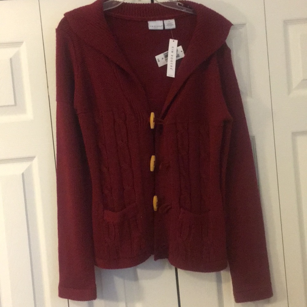 Kim Rogers cable sweater